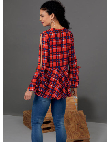 Molde de blusa - Butterick 6592