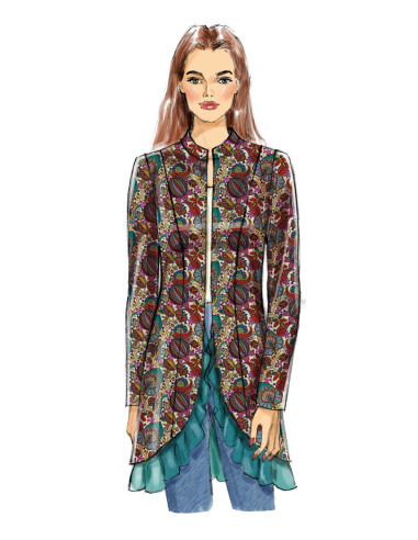 Molde de casaco - Butterick 6602