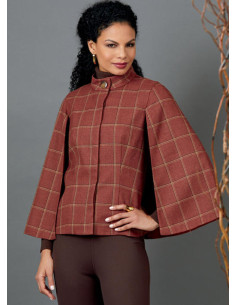 Molde de capa - Butterick 6603