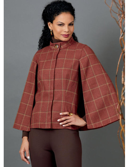 Molde de capa - Butterick 6603