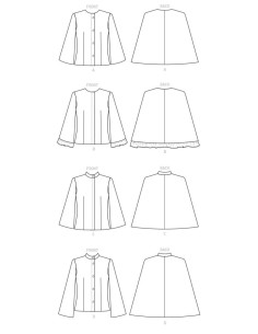 Molde de capa - Butterick 6603 2