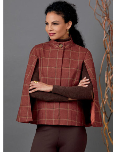Molde de capa - Butterick 6603