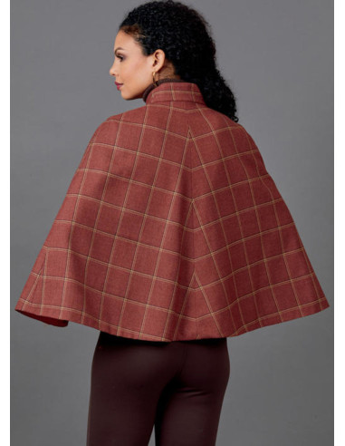 Molde de capa - Butterick 6603