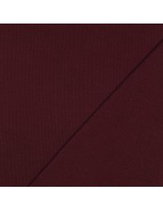 Tecido jersey canelado - Bordeaux 2