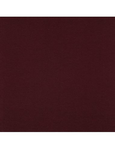 Tecido jersey canelado - Bordeaux
