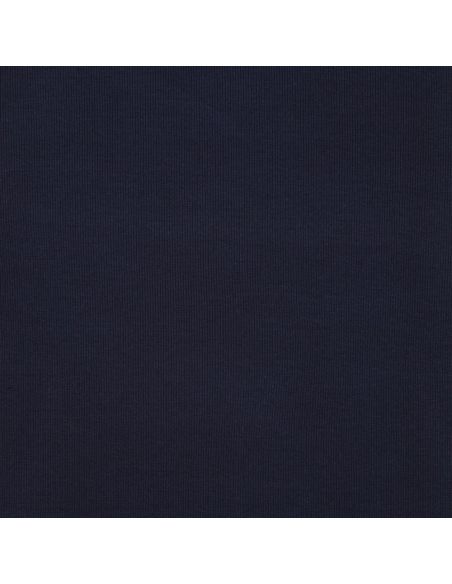 Tecido jersey canelado - Azul marinho