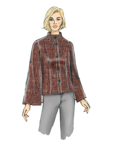 Molde de capa - Butterick 6603