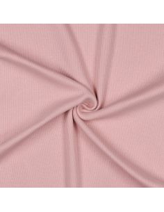 Tecido jersey canelado - Blush