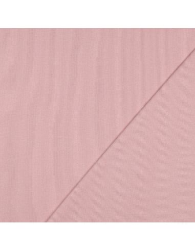 Tecido jersey canelado - Blush