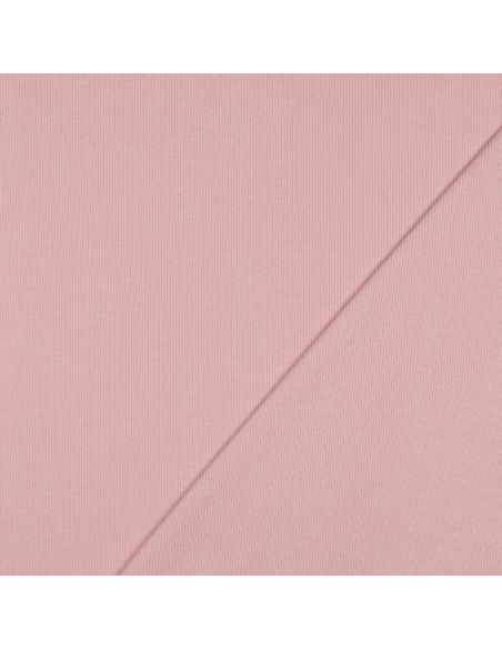 Tecido jersey canelado - Blush
