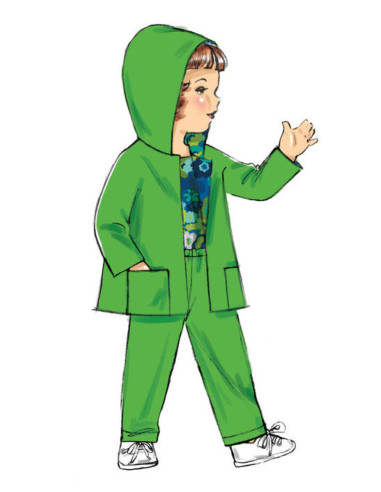 Molde de roupa para boneca - Butterick 6606