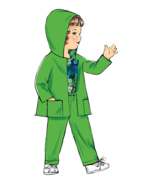 Molde de roupa para boneca - Butterick 6606