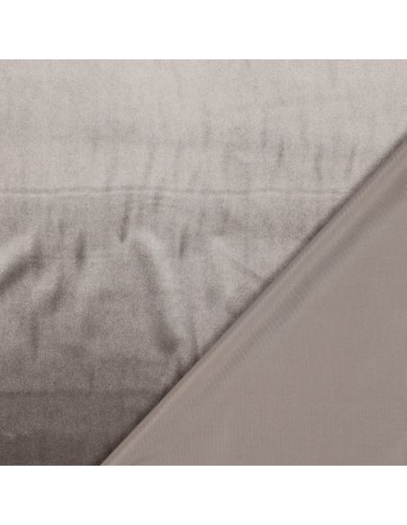 Tecido veludo de luxo para estofados - Taupe