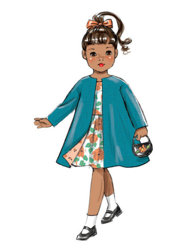 Molde de roupa para boneca - Butterick 6606