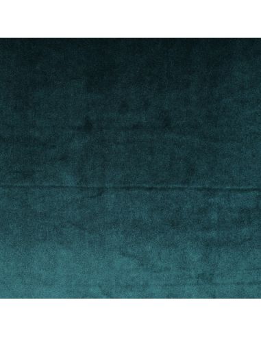 Tecido de veludo de luxo para estofados - Azul petróleo