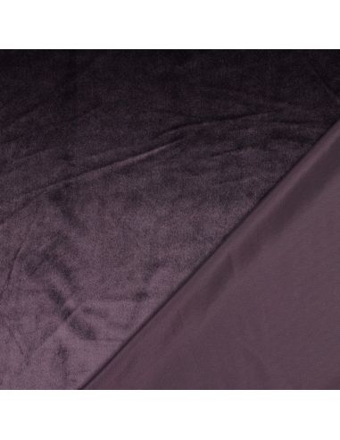 Tecido de veludo de luxo para estofados - Berinjela