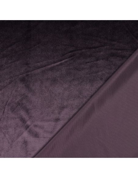 Tecido de veludo de luxo para estofados - Berinjela