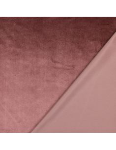 Tecido veludo de luxo para estofados - Rosa antigo 2