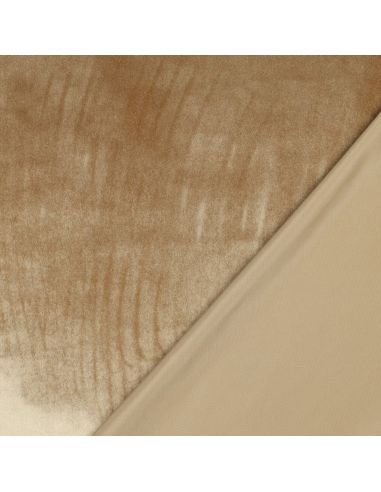 Tecido de veludo de luxo para estofados - Ouro
