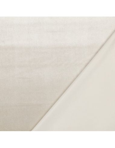 Tecido veludo de luxo para estofados - Cru