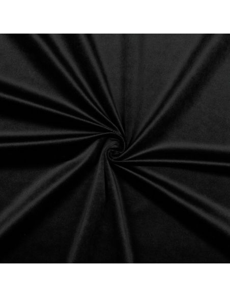 Tecido veludo de luxo para estofados - Preto