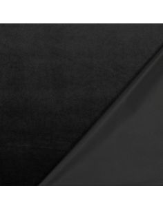 Tecido veludo de luxo para estofados - Preto 2