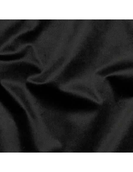Tecido veludo de luxo para estofados - Preto