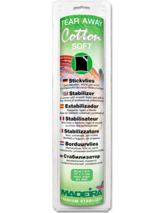 Estabilizador para rasgar Cotton Soft - Preto