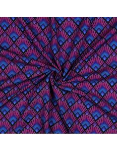 Tecido viscose gráfico - Losangos