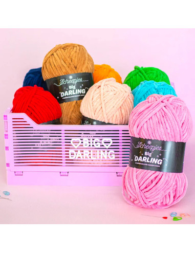 Fio chenille Scheepjes Big Darling