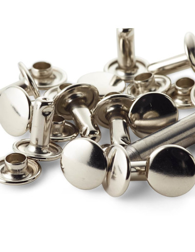 Conjunto de 20 rebites tubulares com ferramenta de perfuração de 3-4 mm
