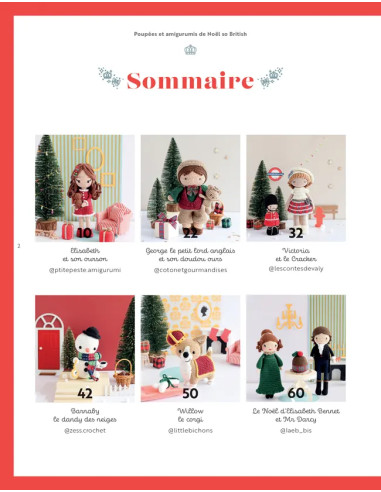 Livro bonecas & amigurumis de Natal so British