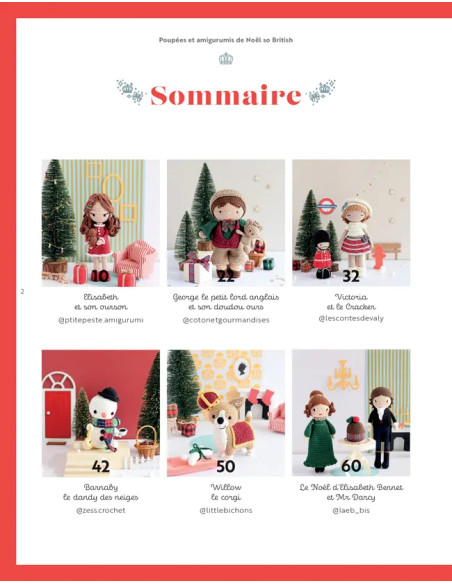 Livro bonecas & amigurumis de Natal so British