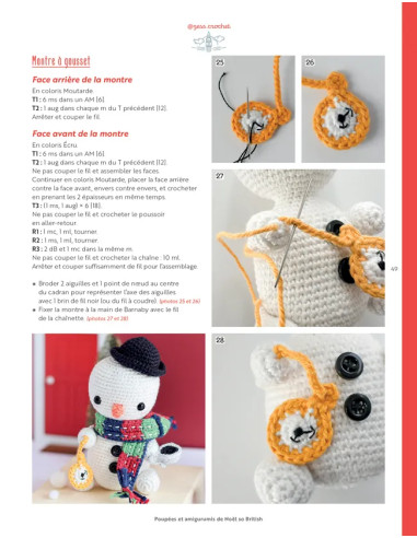 Livro bonecas & amigurumis de Natal so British