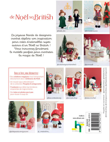 Livro bonecas & amigurumis de Natal so British
