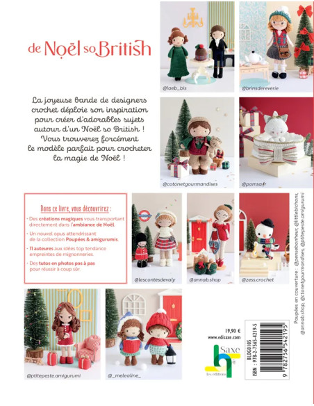 Livro bonecas & amigurumis de Natal so British
