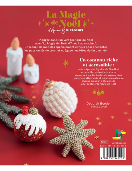 Livro A Magia do Natal de AnnaB em crochê