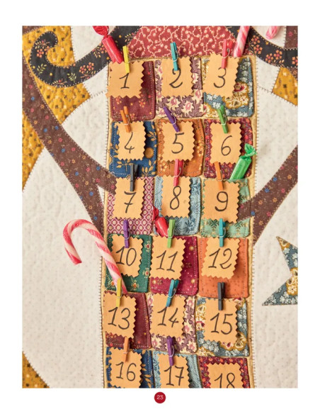 Livro um Natal em patchwork