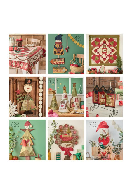 Livro um Natal em patchwork