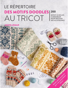 Livro o diretório de padrões de doodles em tricô