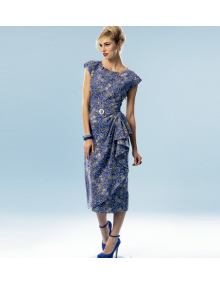 Molde de vestido e cinto - Butterick 5880