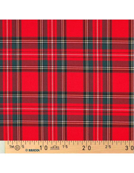 Tecidos tartan escoceses - Vermelho