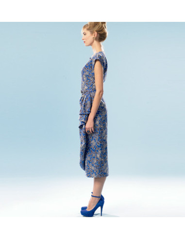 Molde de vestido e cinto - Butterick 5880