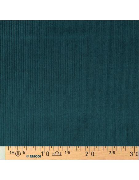 Tecido de veludo cotelê de algodão - Verde esmeralda