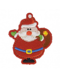Emblema termocolante de Natal - Pai Natal