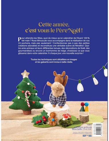 Livro o calendário do advento de Rose Minuscule