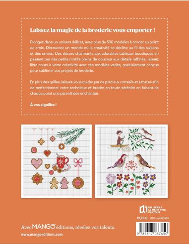 Livro bordado encantado - 500 modelos para bordar