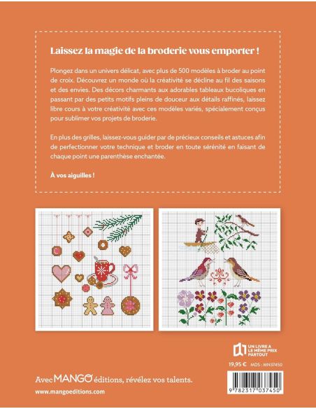Livro bordado encantado - 500 modelos para bordar