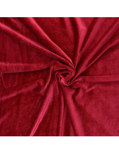Tecido veludo stretch - Vermelho