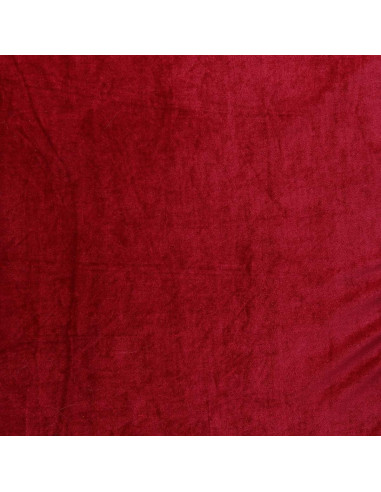 Tecido veludo stretch - Vermelho